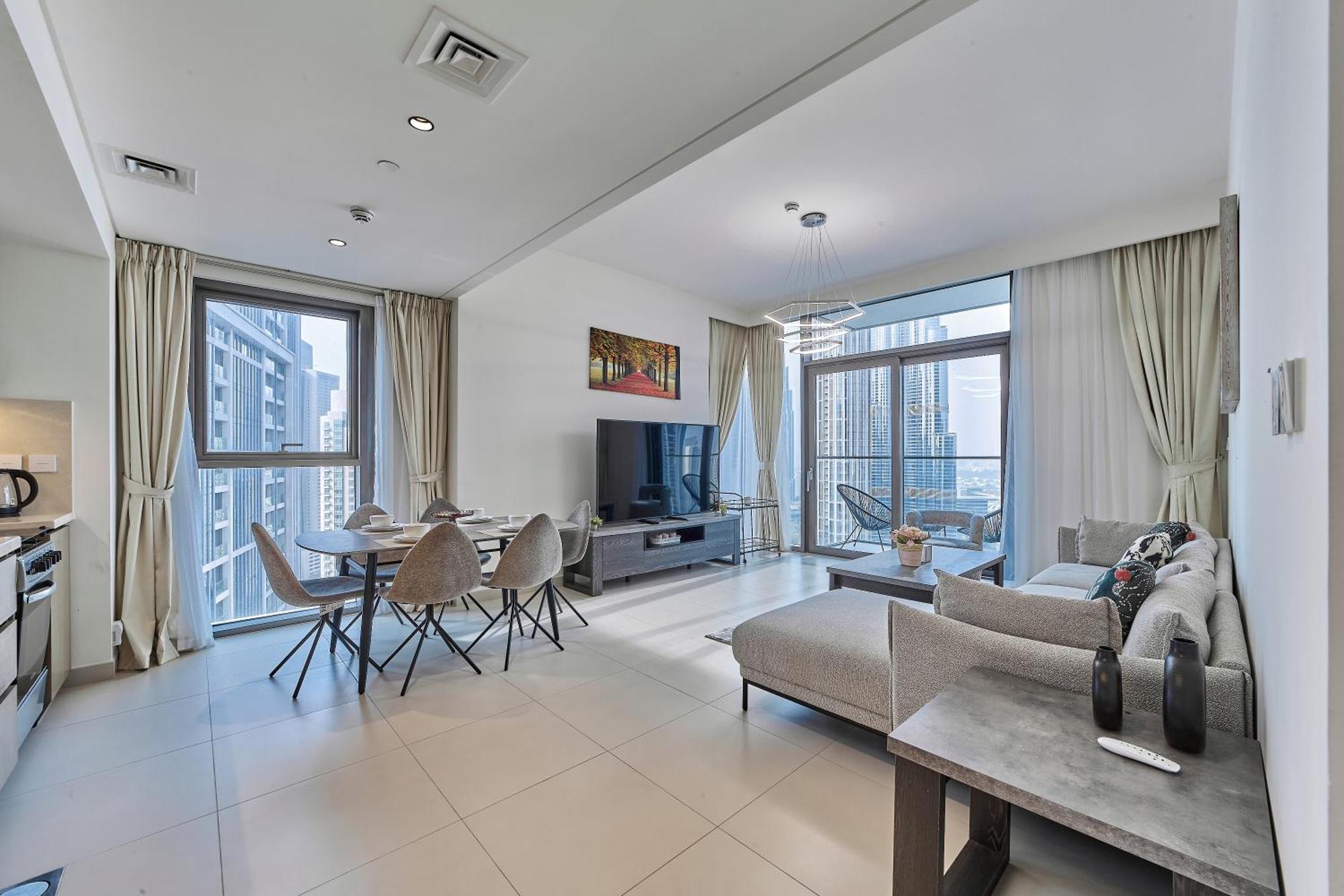 Mh- Burj Crown 2 Bhk With Burj Khalifa View - 2904 * Dubai